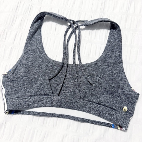 Spiritual Gangster Shaki Tech Longline Sports Bra Heather Grey Size Small - Picture 4 of 7